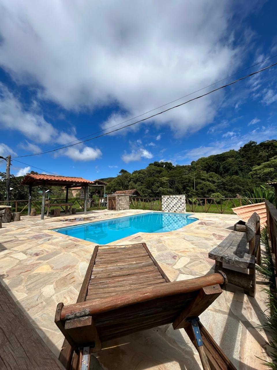 Chales E Camping Taquaral São Tomé das Letras Bagian luar foto
